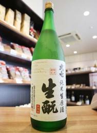 大七　純米きもと　生原酒　1800ml(緑瓶)